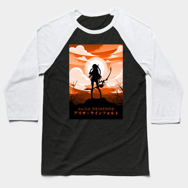 lisa Reinford | Trails Of Cold Steel Baseball T-Shirt by GuruBoyAmanah